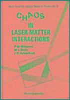 bokomslag Chaos In Laser-matter Interactions