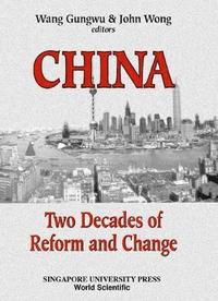 bokomslag China: Two Decades Of Reform And Change