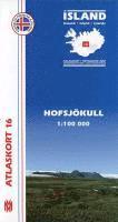 bokomslag Island Atlaskort 16 Hofsjökull 1:100.000