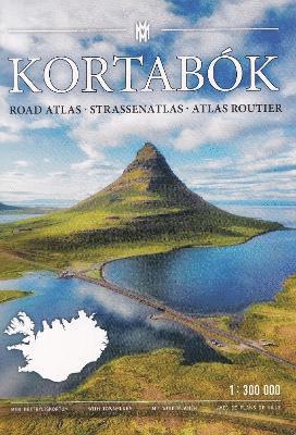 Iceland Road Atlas 1:300 000 Kortabok 2024-2026 - comprehensive edition 1