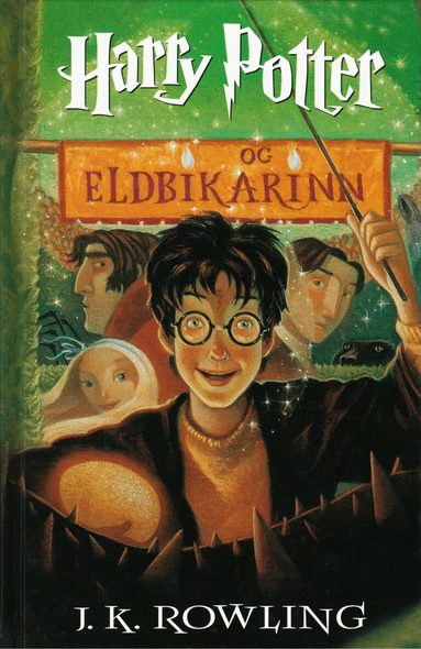 J.K. Rowling - Harry Potter och Den Flammande Bägaren (Isländska), Inbunden