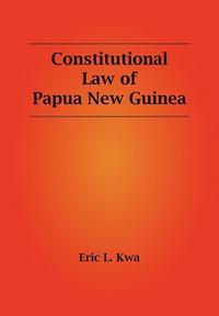 bokomslag Constitutional Law of Papua New Guinea