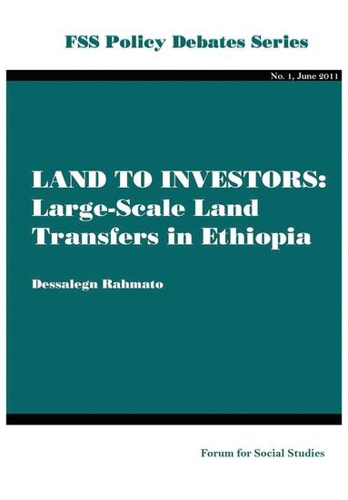 Dessalegn Rahmato - Land to Investors, Häftad