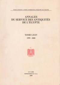 bokomslag Annales Du Service Des Antiquités de l'Egypte: Vol. 75