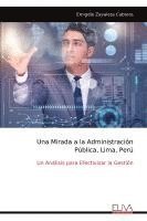 bokomslag Una Mirada a la Administración Pública, Lima, Perú: Un Análisis para Efectivizar la Gestión