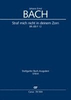 bokomslag Straf mich nicht mit deinem Zorn (Klavierauszug)