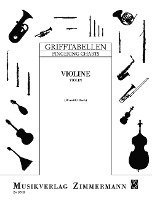 bokomslag Grifftabelle für Violine