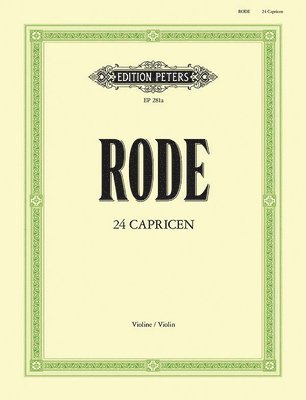 bokomslag 24 Caprices für Violine solo