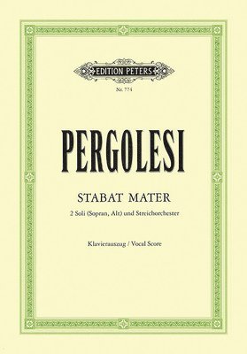 Stabat Mater (Vocal Score): For Soprano, Alto and String Orchestra 1