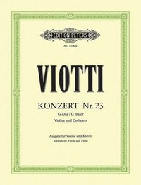 bokomslag Violin Concerto No. 23 in G (Edition for Violin and Piano): Cadenzas by Paul Klengel