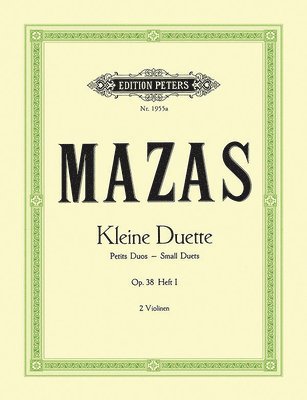 bokomslag 12 Little Duets Op. 38 for 2 Violins, Vol. 1