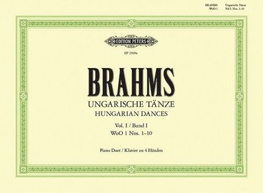 bokomslag Hungarian Dances Woo 1 for Piano Duet: Nos. 1-10