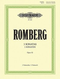 bokomslag 3 Sonatas for 2 Cellos Op. 43