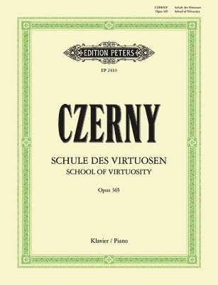 bokomslag School of Virtuosity Op. 365 for Piano: 60 Exercises