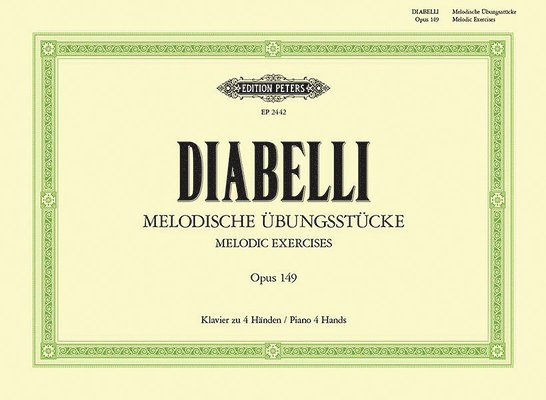 Melodious Exercises Op. 149 for Piano Duet: Primo Part Within 5-Note Range 1