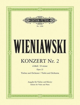 bokomslag Violin Concerto No. 2 in D Minor Op. 22 (Edition for Violin and Piano)