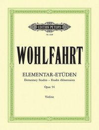 bokomslag 40 Elementary Studies Op. 54 for Violin