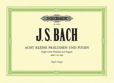 bokomslag 8 kleine Präludien und Fugen BWV 553-560