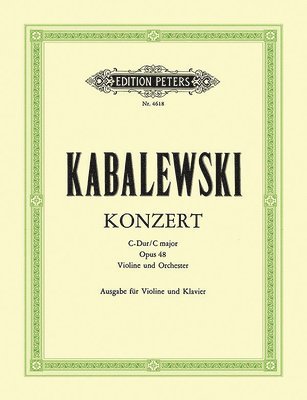bokomslag Violin Concerto in C Op. 48 (Edition for Violin and Piano)