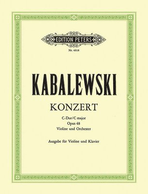 Violin Concerto in C Op. 48 (Edition for Violin and Piano) 1