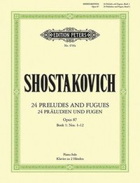 bokomslag 24 Preludes & Fugues Op 87 Vol 1