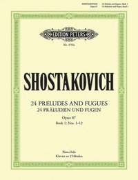 bokomslag Shostakovich, D: 24 Preludes and Fugues Op. 87 for Piano