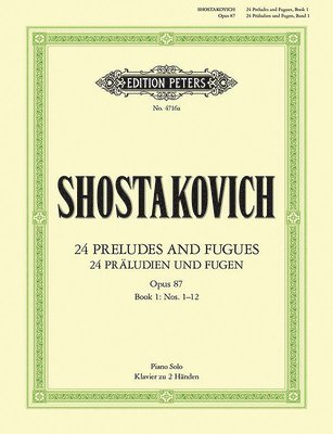 bokomslag Shostakovich, D: 24 Preludes and Fugues Op. 87 for Piano