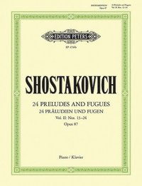 bokomslag 24 Preludes & Fugues Op 87 Vol 2