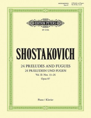 bokomslag 24 Preludes & Fugues Op.87 Vol.2