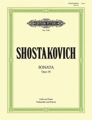 bokomslag Cello Sonata in D Minor Op. 40
