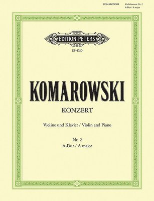 bokomslag Violin Concerto No. 2 in a (Edition for Violin and Piano)