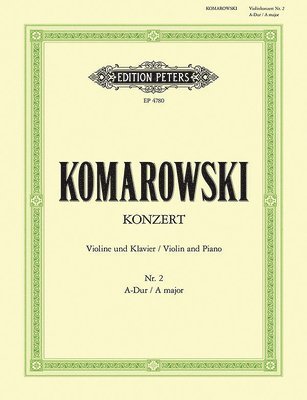 bokomslag Violin Concerto No. 2 in A Major