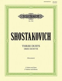 bokomslag Shostakovich 3 Duets Violin Ensemble