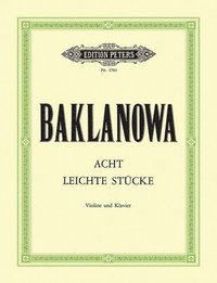 bokomslag 8 Easy Pieces for Violin and Piano: 1st Position