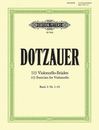 bokomslag 113 Exercises for Violoncello, Book 1: Nos. 1-34