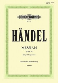 bokomslag Messiah Hwv 56 (Vocal Score): Oratorio for Satb Soli, Choir and Orchestra (Original English Text), Urtext