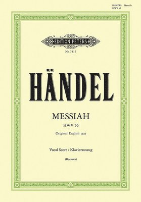bokomslag Messiah [Der Messias] HWV 56 / URTEXT