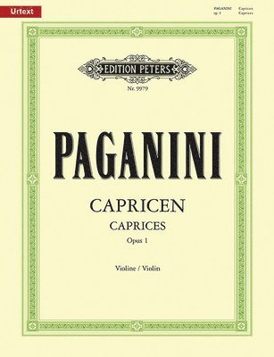 24 Caprices Op. 1 for Violin: Urtext 1