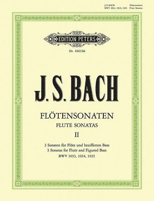 bokomslag Flute Sonatas, Vol. 2: BWV 1033-1035 for Flute and Continuo