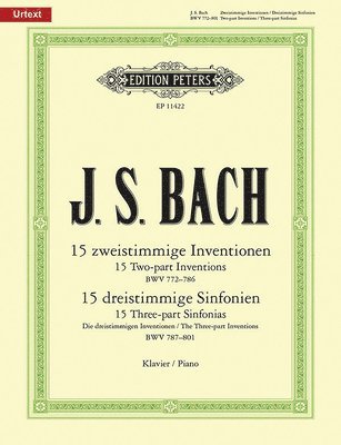 bokomslag 15 zweistimmige Inventionen BWV772-786 und 15 dreistimmige Sinfonien BWV787-801