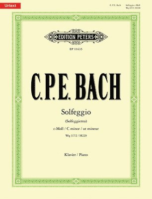 bokomslag Solfeggio (Solfeggietto) c-Moll Wq 117/2 / H220