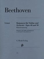 bokomslag Beethoven, Ludwig van - Violinromanzen G-dur op. 40 und F-dur op. 50