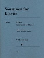 bokomslag Sonatinen für Klavier - Band I, Barock und Vorklassik