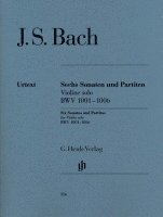 bokomslag Sonaten und Partiten BWV 1001-1006 für Violine solo (unbezeichnete und bezeichnete Stimme)