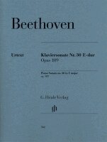 Ludwig van Beethoven, Bertha Antonia Wallner - Beethoven, Ludwig van - Klaviersonate Nr. 30 E-dur op. 109, Häftad