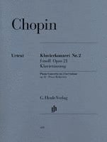 bokomslag Chopin, Frédéric - Klavierkonzert Nr. 2 f-moll op. 21