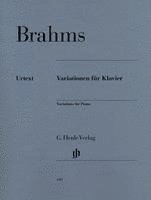 bokomslag Brahms, Johannes - Variationen für Klavier