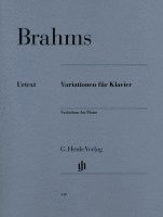 bokomslag Brahms, Johannes - Variationen für Klavier