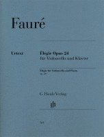 Élégie Opus 24 für Violoncello und Klavier 1