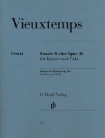 Henry Vieuxtemps, Peter Jost - Sonate B-dur Opus 36 für Klavier und Viola, Häftad